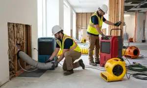 Structural drying equipment used for water damage restoration in Port Charlotte, FL